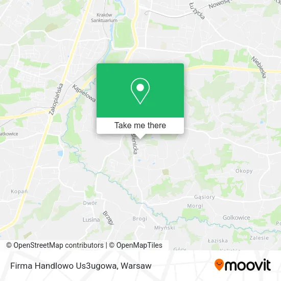 Карта Firma Handlowo Us3ugowa