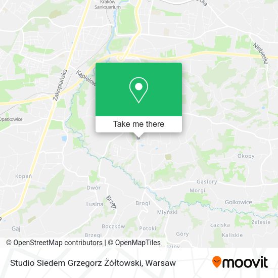 Studio Siedem Grzegorz Żółtowski map