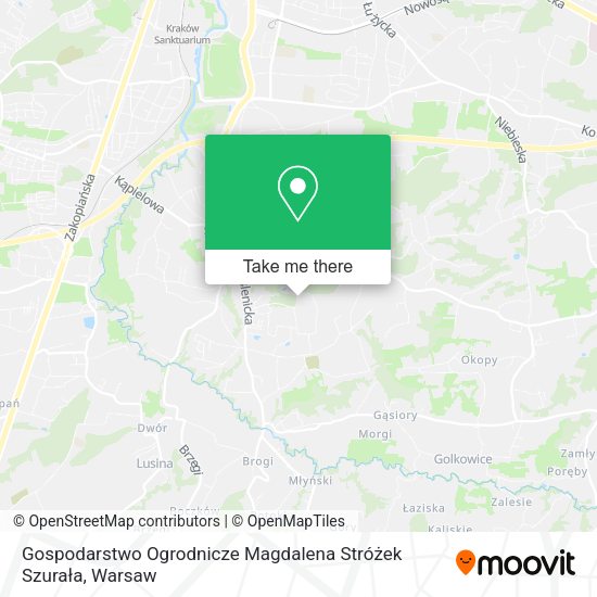 Gospodarstwo Ogrodnicze Magdalena Stróżek Szurała map