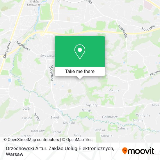 Orzechowski Artur. Zakład Usług Elektronicznych map