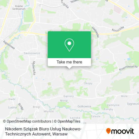 Nikodem Szlązak Biuro Usług Naukowo-Technicznych Autowent map