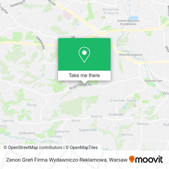 Zenon Greń Firma Wydawniczo-Reklamowa map