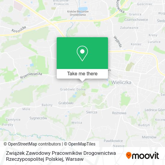 Związek Zawodowy Pracowników Drogownictwa Rzeczypospolitej Polskiej map