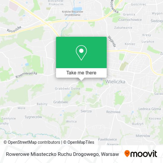 Rowerowe Miasteczko Ruchu Drogowego map