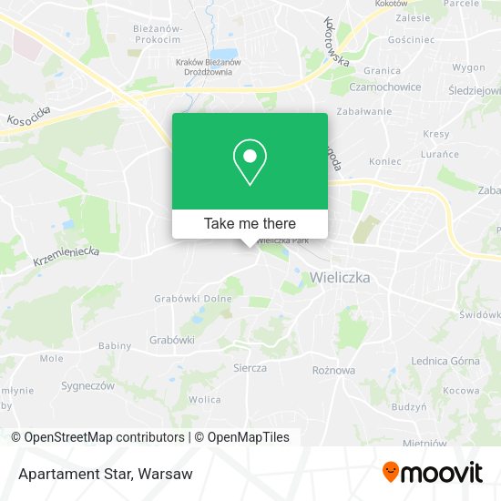 Apartament Star map