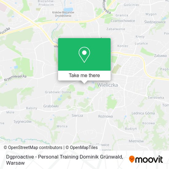 Карта Dgproactive - Personal Training Dominik Grünwald