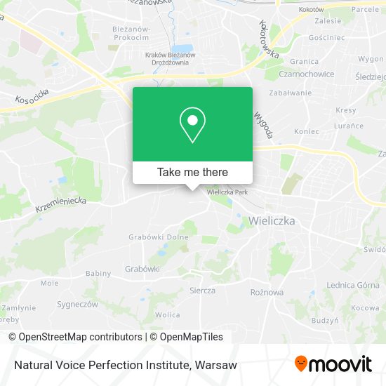 Natural Voice Perfection Institute map