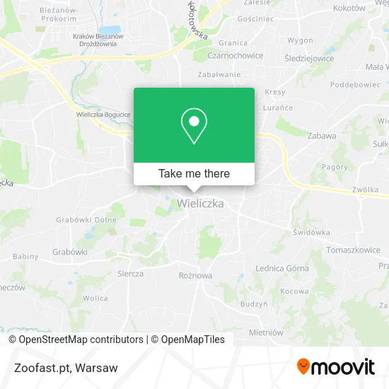 Карта Zoofast.pt