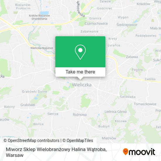 Miworz Sklep Wielobranżowy Halina Wątroba map