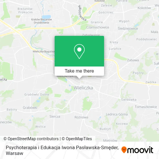 Psychoterapia i Edukacja Iwona Pasławska-Smęder map