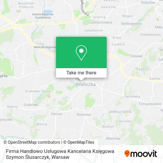 Firma Handlowo Usługowa Kancelaria Księgowa Szymon Ślusarczyk map