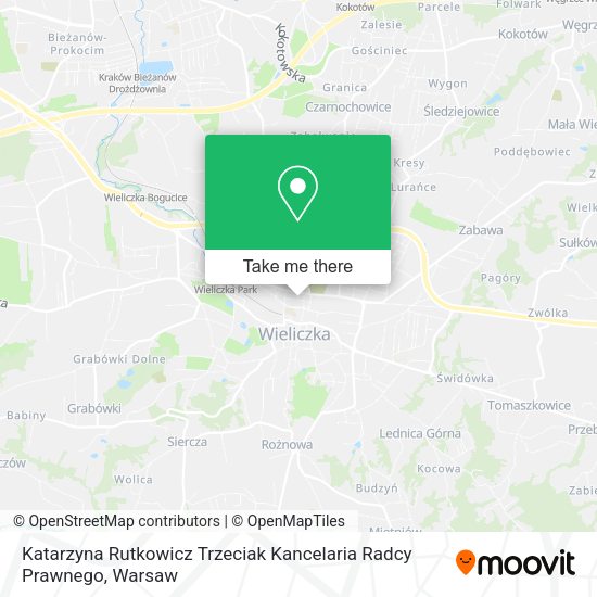 Katarzyna Rutkowicz Trzeciak Kancelaria Radcy Prawnego map