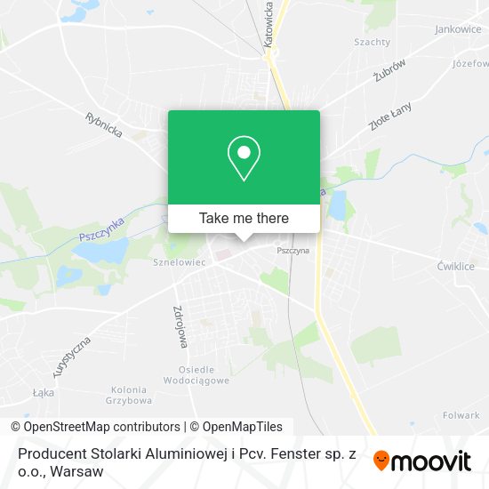 Producent Stolarki Aluminiowej i Pcv. Fenster sp. z o.o. map
