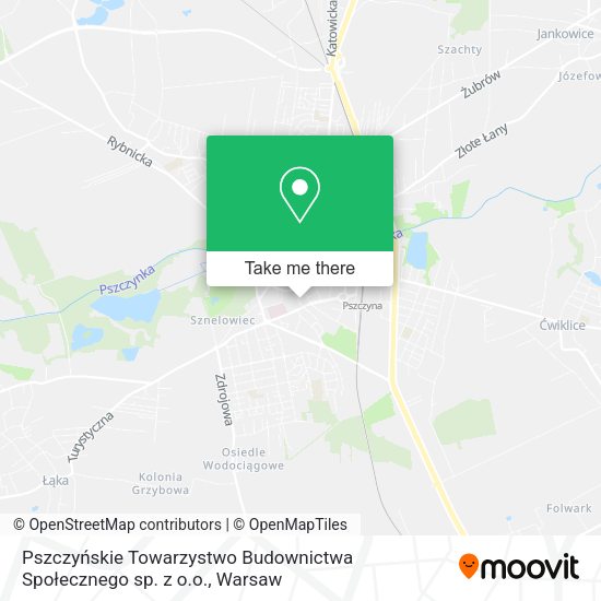 Pszczyńskie Towarzystwo Budownictwa Społecznego sp. z o.o. map