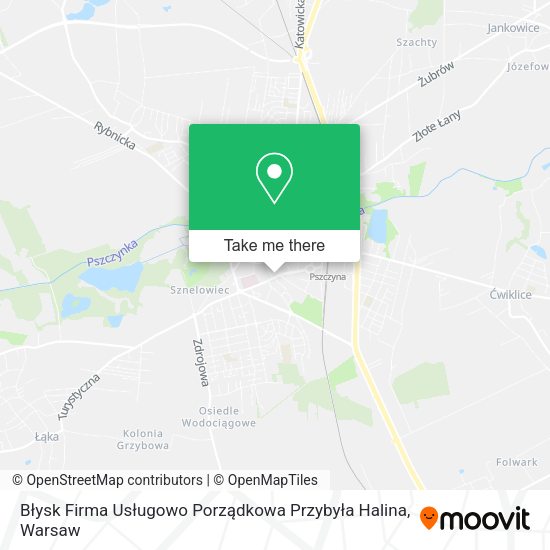 Błysk Firma Usługowo Porządkowa Przybyła Halina map