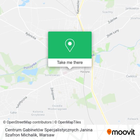 Centrum Gabinetów Specjalistycznych Janina Szafron Michalik map