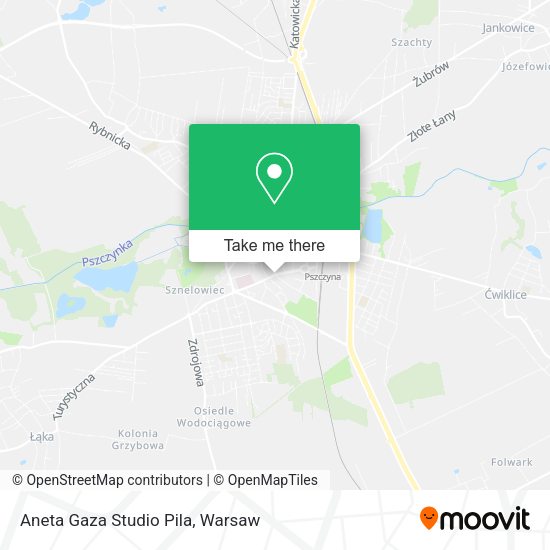 Aneta Gaza Studio Pila map