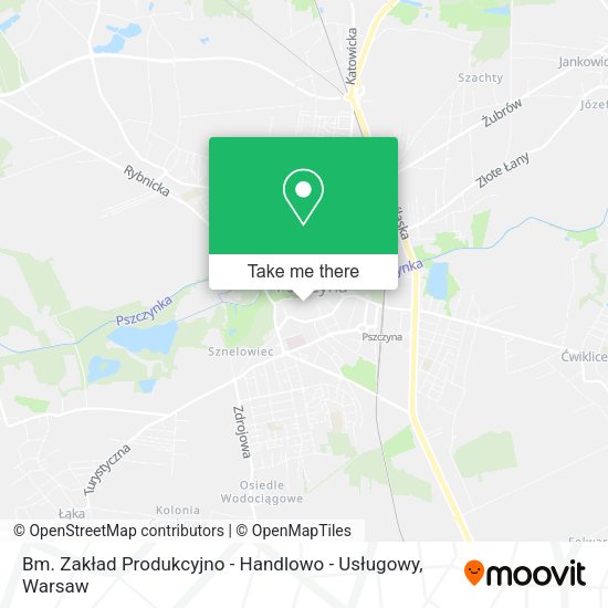 Bm. Zakład Produkcyjno - Handlowo - Usługowy map