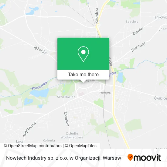 Карта Nowtech Industry sp. z o.o. w Organizacji