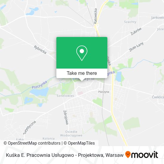 Kuśka E. Pracownia Usługowo - Projektowa map