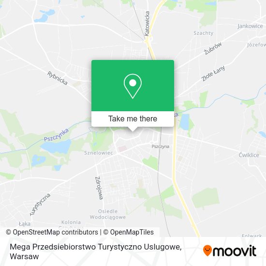 Карта Mega Przedsiebiorstwo Turystyczno Uslugowe