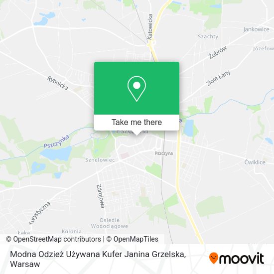 Modna Odzież Używana Kufer Janina Grzelska map