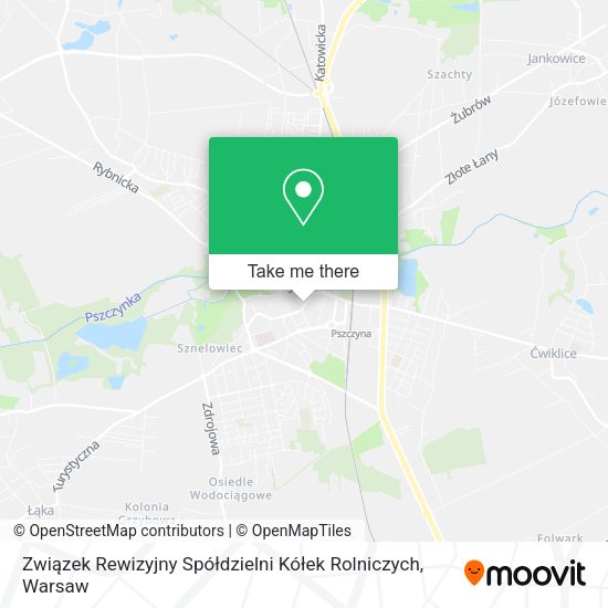 Związek Rewizyjny Spółdzielni Kółek Rolniczych map