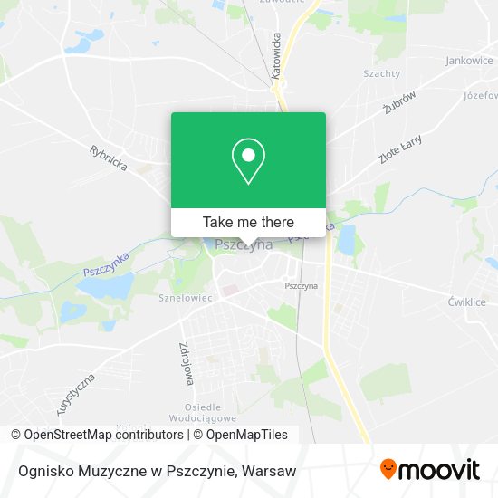 Ognisko Muzyczne w Pszczynie map