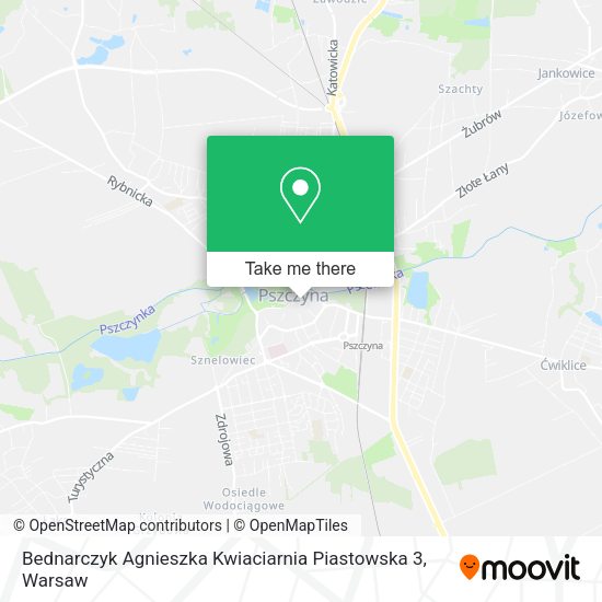 Bednarczyk Agnieszka Kwiaciarnia Piastowska 3 map