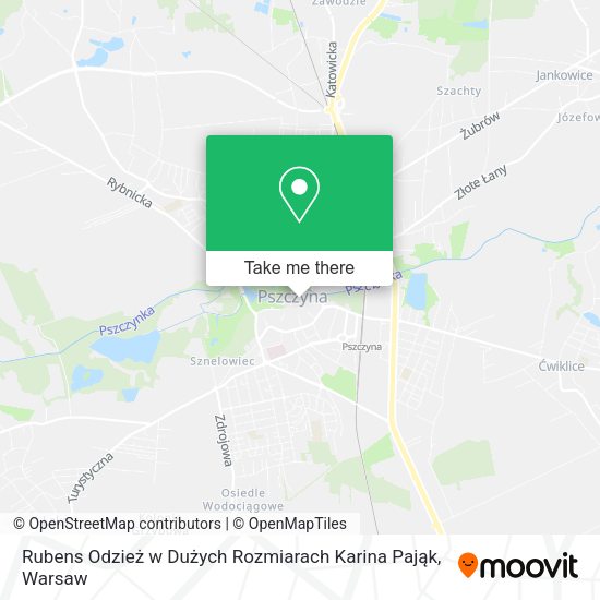 Rubens Odzież w Dużych Rozmiarach Karina Pająk map