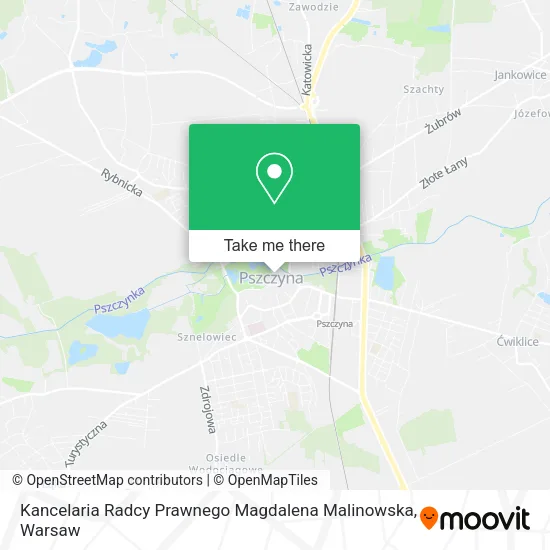 Карта Kancelaria Radcy Prawnego Magdalena Malinowska