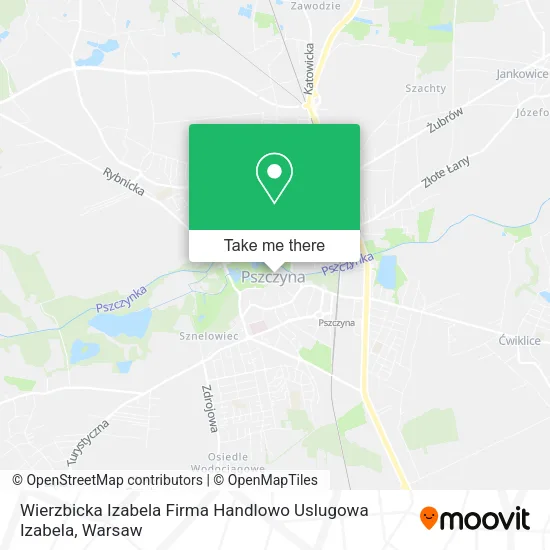 Карта Wierzbicka Izabela Firma Handlowo Uslugowa Izabela
