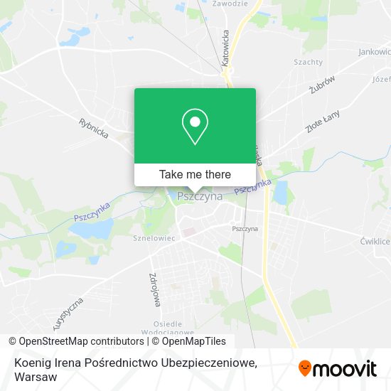 Koenig Irena Pośrednictwo Ubezpieczeniowe map