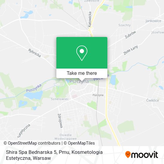 Shira Spa Bednarska 5, Pmu, Kosmetologia Estetyczna map