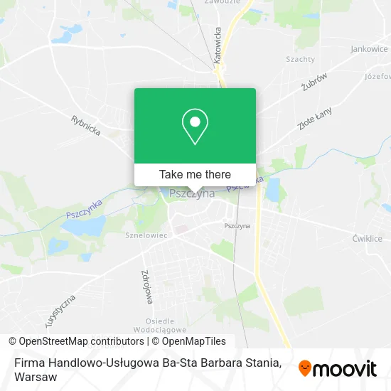 Карта Firma Handlowo-Usługowa Ba-Sta Barbara Stania