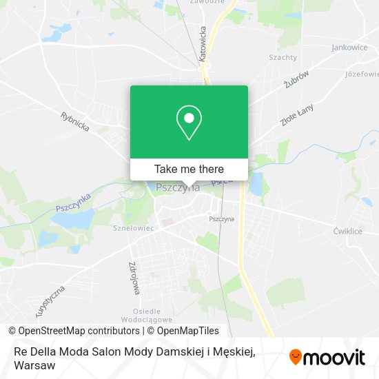 Re Della Moda Salon Mody Damskiej i Męskiej map