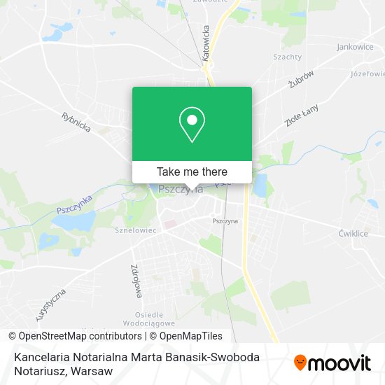 Kancelaria Notarialna Marta Banasik-Swoboda Notariusz map