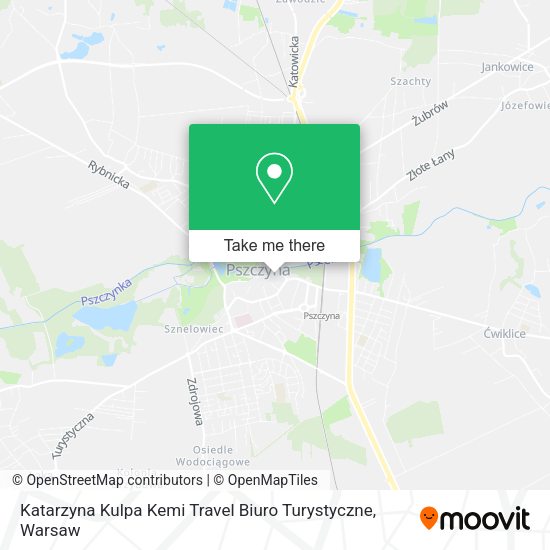 Карта Katarzyna Kulpa Kemi Travel Biuro Turystyczne