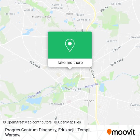 Progres Centrum Diagnozy, Edukacji i Terapii map