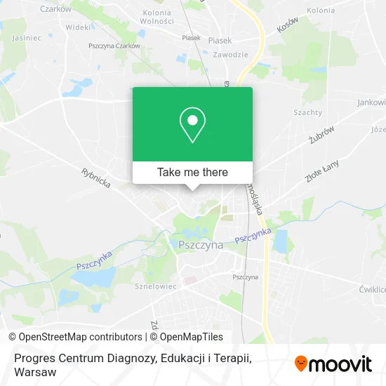 Карта Progres Centrum Diagnozy, Edukacji i Terapii