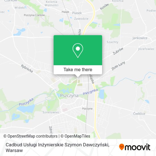 Cadbud Usługi Inżynierskie Szymon Dawczyński map