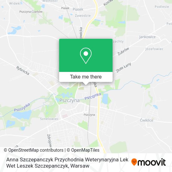 Anna Szczepanczyk Przychodnia Weterynaryjna Lek Wet Leszek Szczepanczyk map