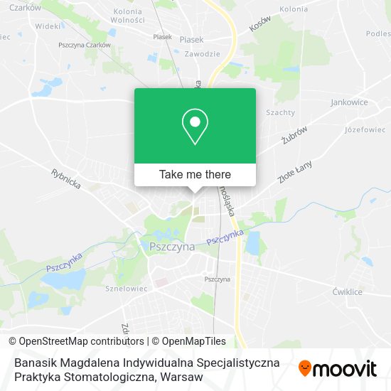 Banasik Magdalena Indywidualna Specjalistyczna Praktyka Stomatologiczna map