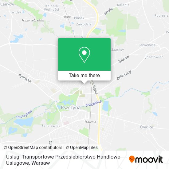 Uslugi Transportowe Przedsiebiorstwo Handlowo Uslugowe map
