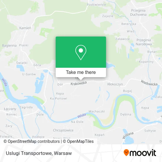 Карта Uslugi Transportowe