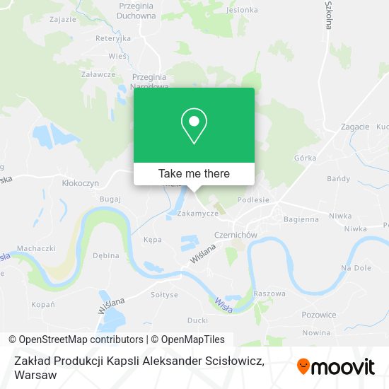 Zakład Produkcji Kapsli Aleksander Scisłowicz map