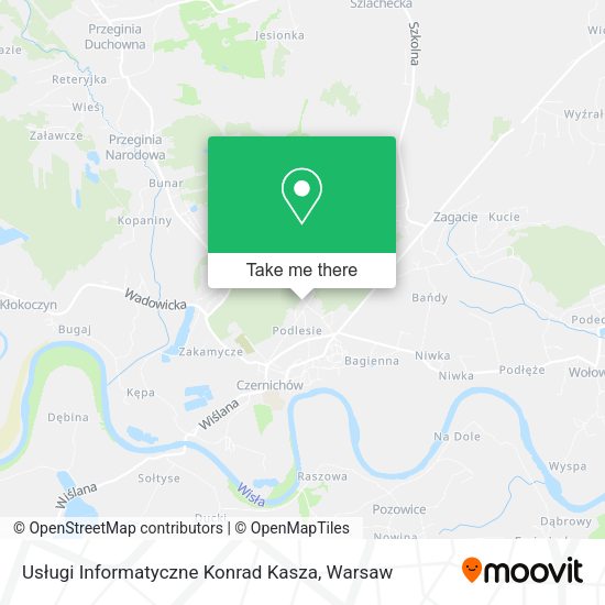 Usługi Informatyczne Konrad Kasza map