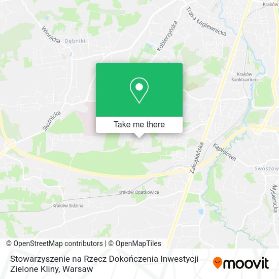 Stowarzyszenie na Rzecz Dokończenia Inwestycji Zielone Kliny map