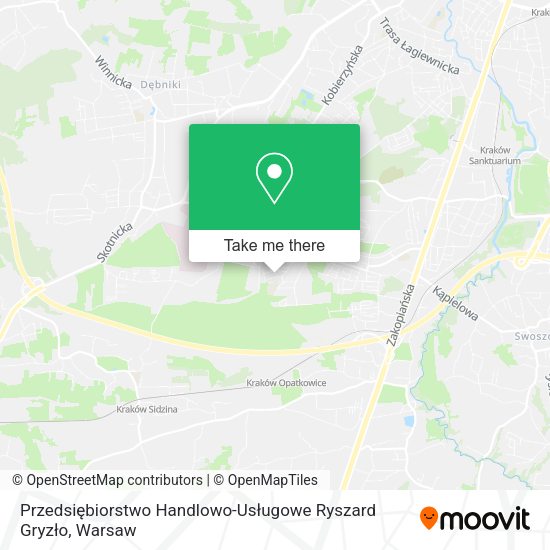 Przedsiębiorstwo Handlowo-Usługowe Ryszard Gryzło map