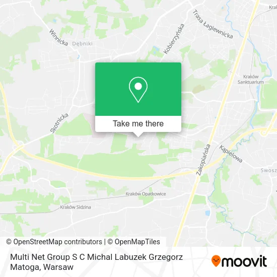 Карта Multi Net Group S C Michal Labuzek Grzegorz Matoga